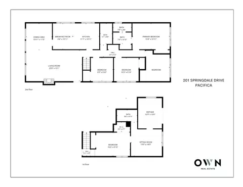 Floorplan - 201 Springdale Dr, Pacifica, CA 94044 photo 1 of 1
