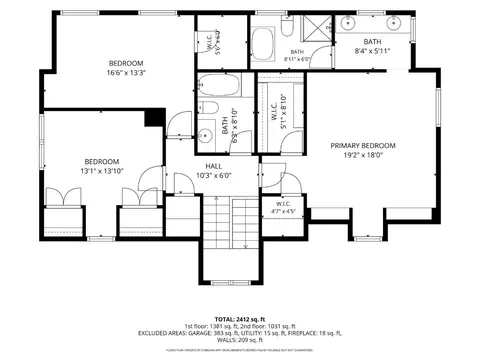 Floorplan - 212 Angelita Ave, Pacifica, CA 94044 photo 1 of 2