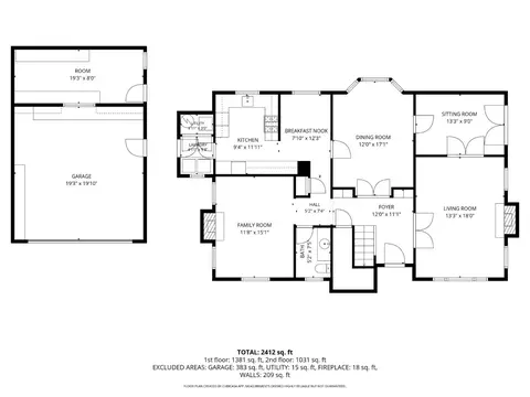 Floorplan - 212 Angelita Ave, Pacifica, CA 94044 photo 2 of 2