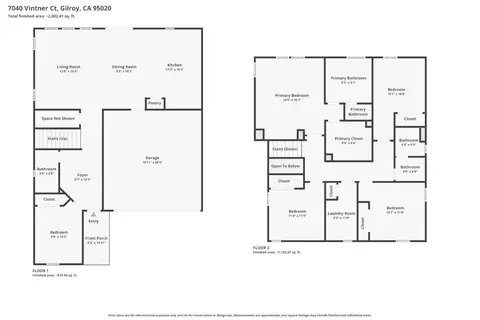 Floorplan - 7040 Vintner Ct, Gilroy, CA 95020 photo 3 of 3