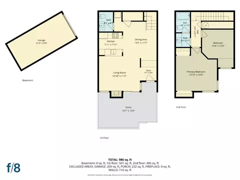 Floorplan - 2071 Foxhall Loop, San Jose, CA 95125 photo 3 of 3