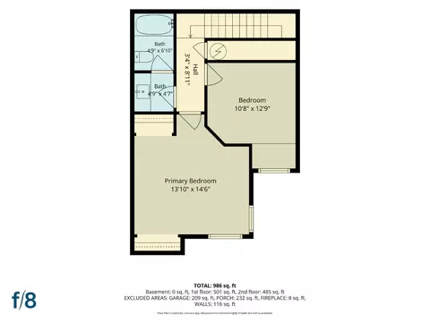 Floorplan - 2071 Foxhall Loop, San Jose, CA 95125 photo 2 of 3