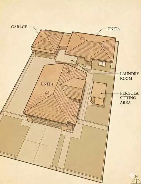 Floorplan - 8412 Cleta St, Downey, CA 90241 photo 1 of 1