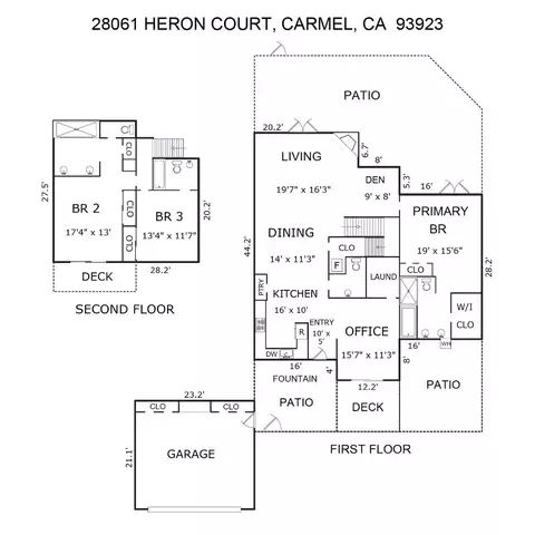Floorplan - 28061 Heron Ct, Carmel, CA 93923 photo 1 of 1