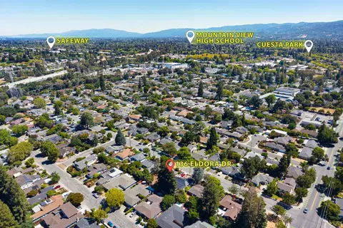 View/Area - 136 Eldora Dr, Mountain View, CA 94041 photo 5 of 6