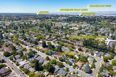 View/Area - 136 Eldora Dr, Mountain View, CA 94041 photo 3 of 6
