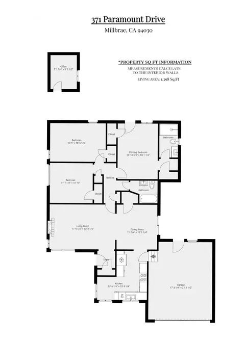 Floorplan - 371 Paramount Dr, Millbrae, CA 94030 photo 1 of 1