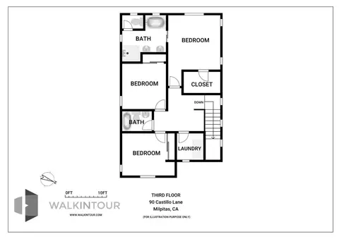 Floorplan - 90 Castillo Ln, Milpitas, CA 95035 photo 1 of 3