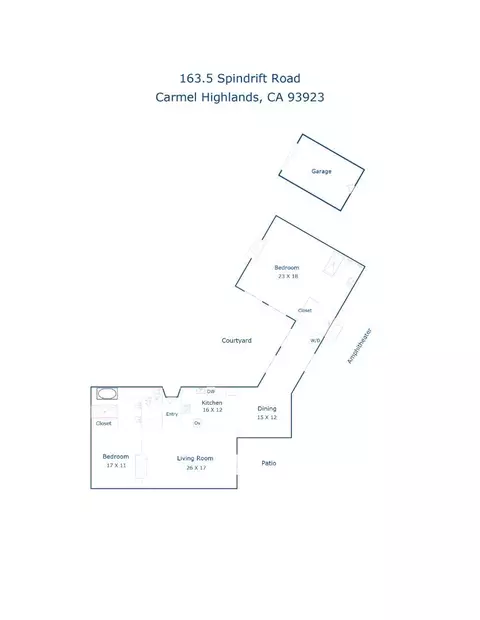 Floorplan - 163 5 Spindrift Rd, Carmel, CA 93923 photo 1 of 1