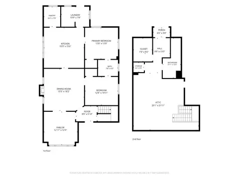 Floorplan - 212 E Rincon Ave, Campbell, CA 95008 photo 1 of 2