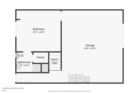 Floorplan - 1887 29th Ave, San Francisco, CA 94122 photo 1 of 3