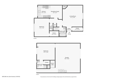 Floorplan - 1887 29th Ave, San Francisco, CA 94122 photo 3 of 3