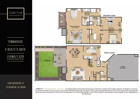 Floorplan - 5380 Brookside Ct, Pleasanton, CA 94588 photo 1 of 1
