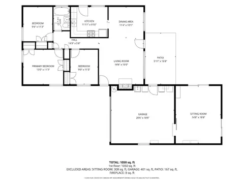 Floorplan - 1151 Encanto Way, Pacifica, CA 94044 photo 1 of 1