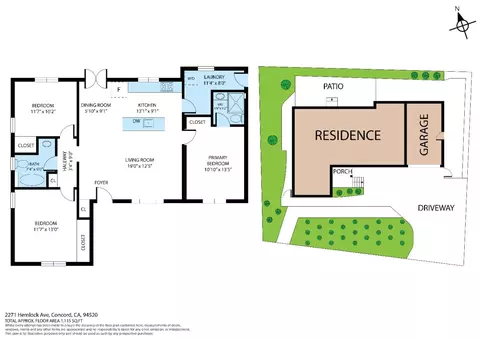 Floorplan - 2271 Hemlock Ave, Concord, CA 94520 photo 1 of 1