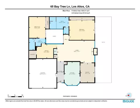 Floorplan - 65 Bay Tree Ln, Los Altos, CA 94022 photo 1 of 1