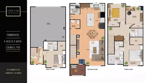 Floorplan - 1121 Giannitsa Ter, Sunnyvale, CA 94089 photo 1 of 1