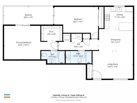 Floorplan - 2355 Beach Blvd 204, Pacifica, CA 94044 photo 1 of 1