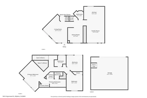 Floorplan - 1481 Gingerwood Dr, Milpitas, CA 95035 photo 3 of 3