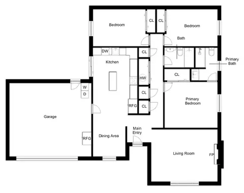 Floorplan - 10353 Miller Ave, Cupertino, CA 95014 photo 1 of 3