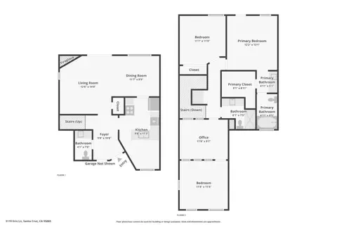 Floorplan - 3119 Erin Ln, Santa Cruz, CA 95065 photo 7 of 8