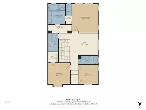 Floorplan - 839 Dunmore St, Oakley, CA 94561 photo 2 of 2