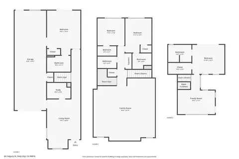 Floorplan - 55 Calgary St, Daly City, CA 94014 photo 1 of 1