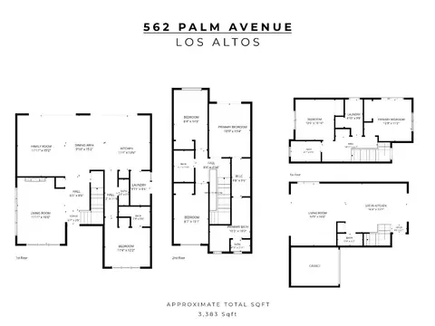 Floorplan - 562 Palm Ave, Los Altos, CA 94022 photo 1 of 1