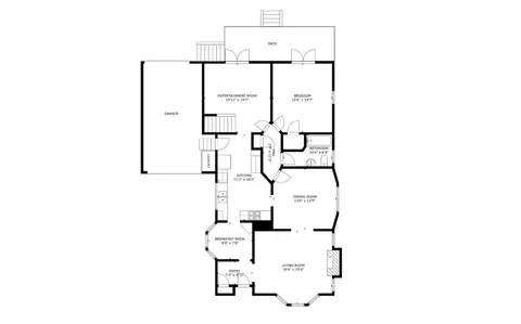 Floorplan - 41 Bancroft Rd, Burlingame, CA 94010 photo 1 of 2