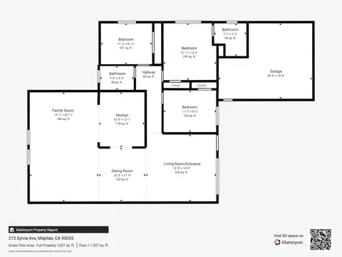 Floorplan - 213 Sylvia Ave, Milpitas, CA 95035 photo 1 of 1
