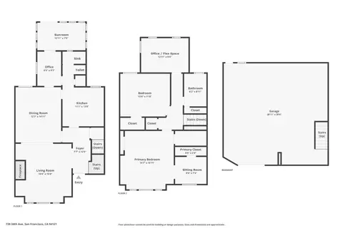 Floorplan - 739 34th Ave, San Francisco, CA 94121 photo 1 of 1