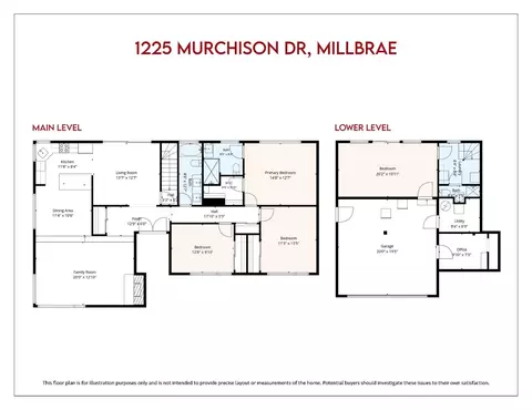 Floorplan - 1225 Murchison Dr, Millbrae, CA 94030 photo 1 of 1