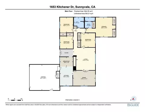 Floorplan - Kitchener Dr, Sunnyvale, CA 94087 photo 1 of 1