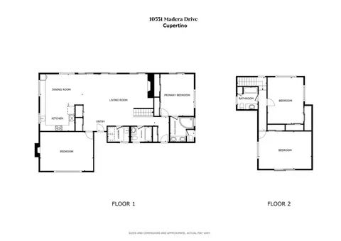 Floorplan - 10531 Madera Dr, Cupertino, CA 95014 photo 1 of 1