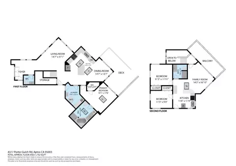 Floorplan - 4377 Porter Gulch Rd, Aptos, CA 95003 photo 3 of 3