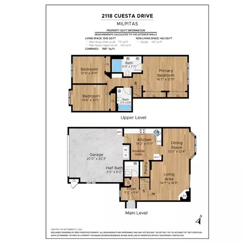 Floorplan - 2118 Cuesta Dr, Milpitas, CA 95035 photo 2 of 2