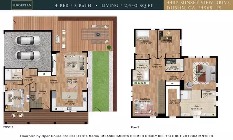 Floorplan - 4437 Sunset View Dr, Dublin, CA 94568 photo 1 of 1