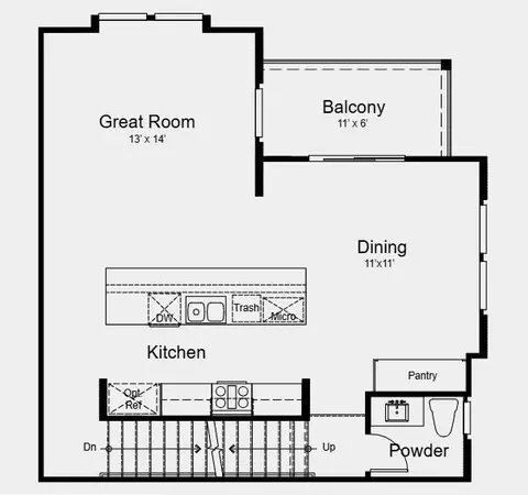 Floorplan - 571 Ames Aly, Mountain View, CA 94040 photo 1 of 2