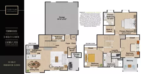 Floorplan - 1911 Vida Ct, Mountain View, CA 94043 photo 1 of 1