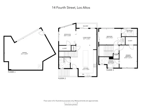 Floorplan - 16 Fourth St, Los Altos, CA 94022 photo 1 of 1
