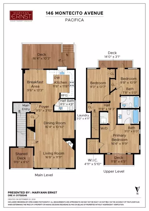 Floorplan - 146 Montecito Ave, Pacifica, CA 94044 photo 1 of 4