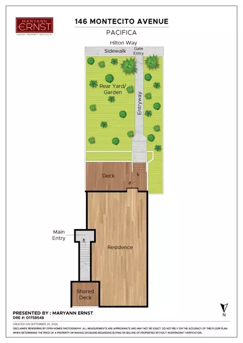 Floorplan - 146 Montecito Ave, Pacifica, CA 94044 photo 2 of 4