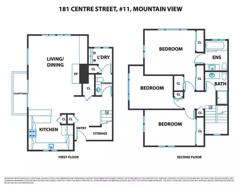 Floorplan - 181 Centre 11, Mountain View, CA 94041 photo 1 of 1