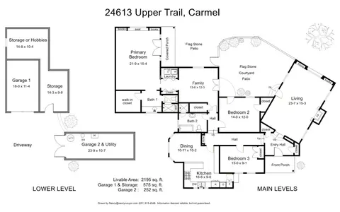 Floorplan - 24613 Upper Trl, Carmel, CA 93923 photo 1 of 1