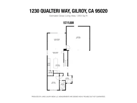 Floorplan - 1230 Qualteri Way, Gilroy, CA 95020 photo 2 of 2