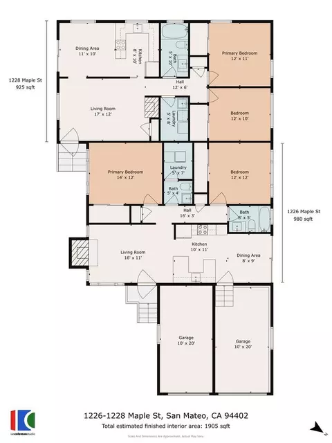 Floorplan - 1228 Maple St, San Mateo, CA 94402 photo 1 of 1