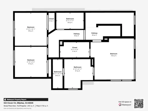 Floorplan - 553 Clover Cir, Milpitas, CA 95035 photo 3 of 3