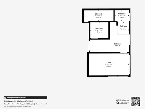 Floorplan - 553 Clover Cir, Milpitas, CA 95035 photo 1 of 3