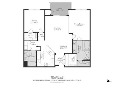 Floorplan - 800 S Abel St 519, Milpitas, CA 95035 photo 1 of 1