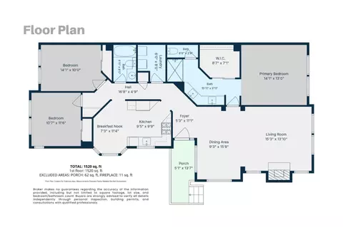 Floorplan - 79 Outlook Cir, Pacifica, CA 94044 photo 1 of 1